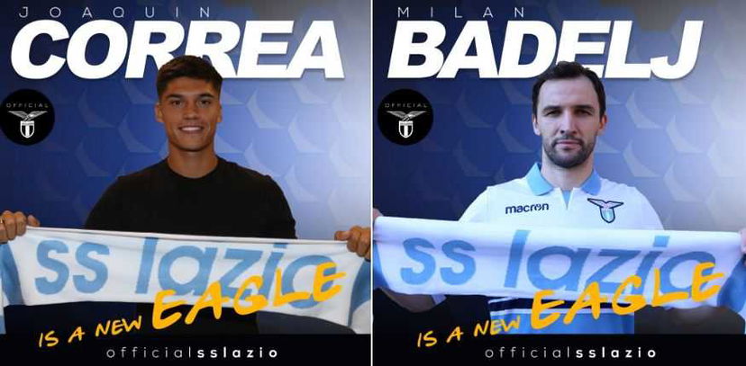 Badelj e Correa alla Lazio: ora sono anche ufficiali. Il comunicato preview