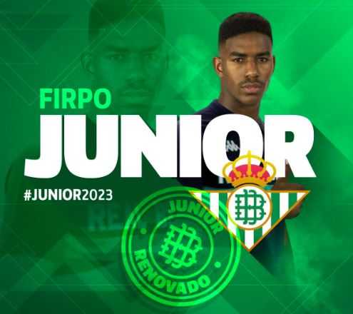 Ufficiale: Junior Firpo rinnova con il Real Betis fino al 2023. Il tweet preview