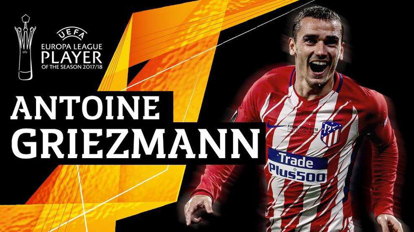 Europa League: Griezmann premiato come miglior giocatore della passata edizione preview