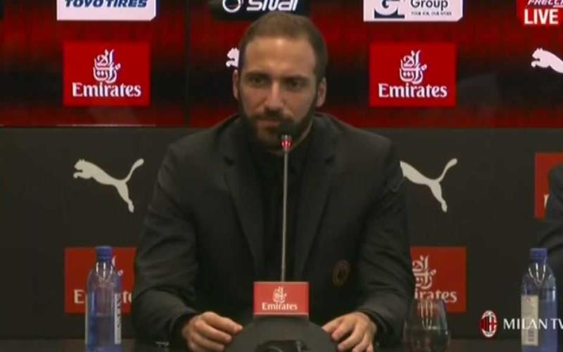 higuain milan tv 2