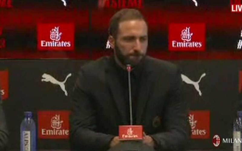 higuain milan tv