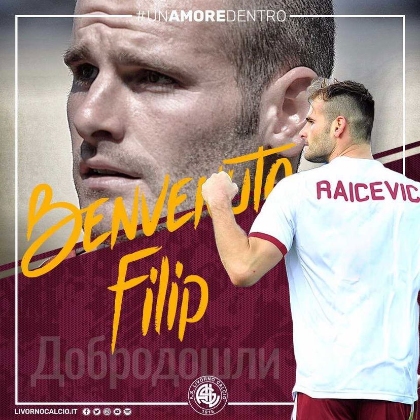 Ora è anche ufficiale: Livorno, arriva Raicevic. Il comunicato preview
