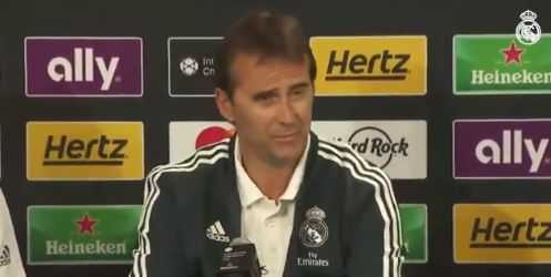 Lopetegui: “Sono tranquillo, sento la fiducia del club. Mercato? Contento dei calciatori che ho” preview