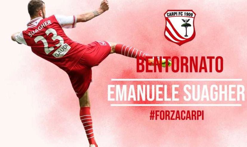 Tutto confermato: Suagher è un nuovo giocatore del Carpi. Il comunicato ufficiale preview