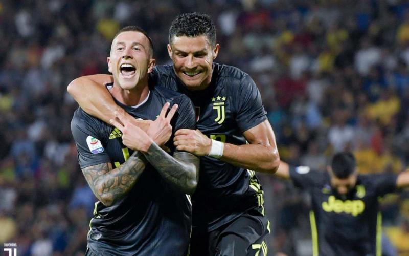 Beranrdeschi e Cristiano Ronaldo Juventus Twitter