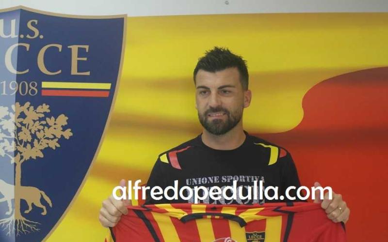 Bovo presentazione Lecce logo Alfredo