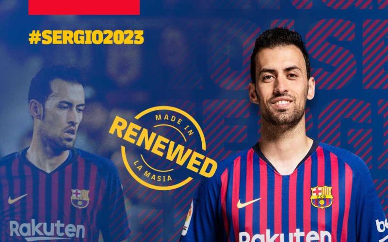 Busquets rinnovo 20203 Barcellona