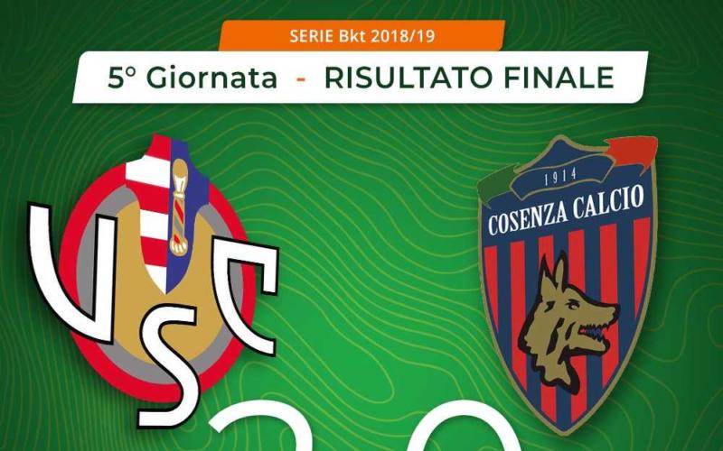 Cremonese Cosenza 2-0