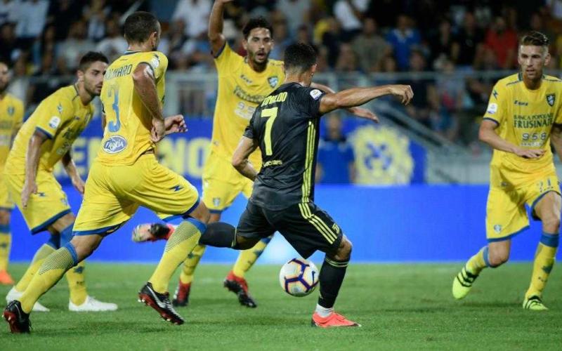 Cristiano Ronaldo Juventus gol vs Frosinone Foto Marca