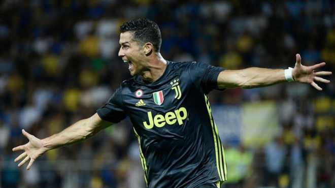 Cristiano Ronaldo Juventus vs Frosinone Foto Marca