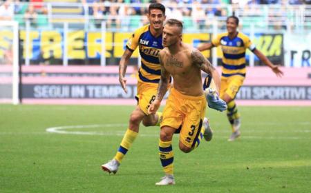 Dimarco esultanza vs Inter Foto Parma Twitter