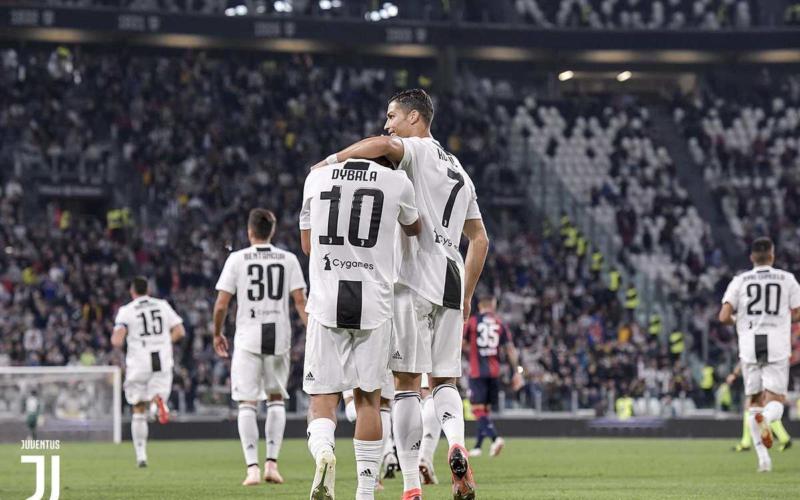 Dybala +Ronaldo Twitter uff Juve
