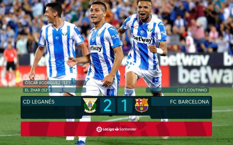 Leganes Barcellona 2-1
