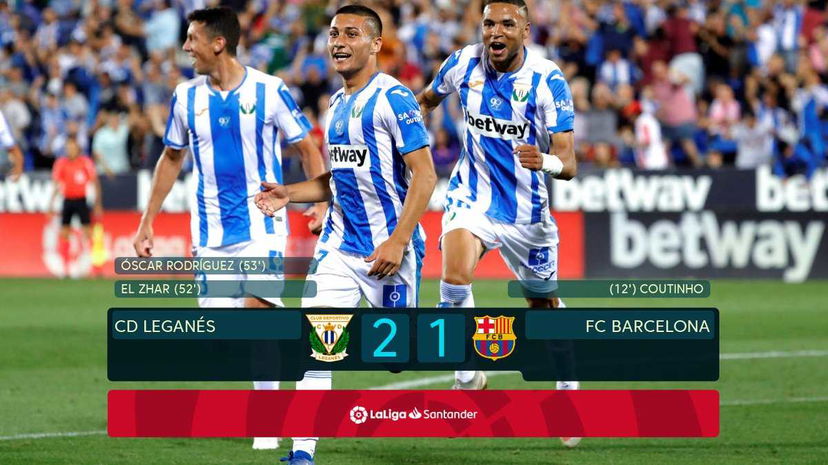 Liga: colpaccio Leganes, El Zhar e Oscar stendono il Barça 2-1 preview
