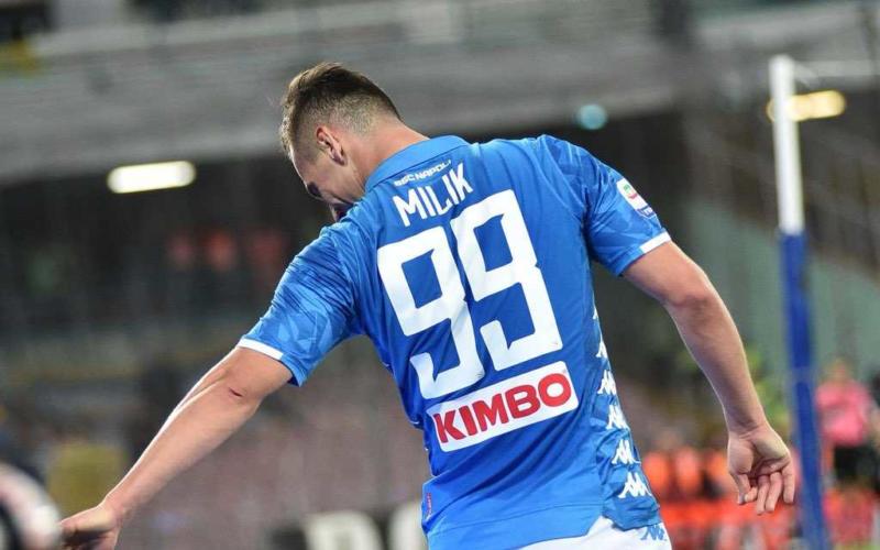 MIlik vs Parma 2018 Napoli Twitter