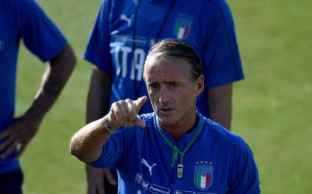 Mancini training Italia Twitter