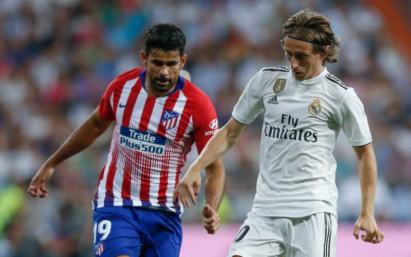 Modric vs Atletico Foto Real Madrid Twitter