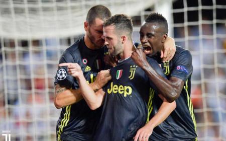 Pjanic e Bonucci vs Valencia Juventus Twitter