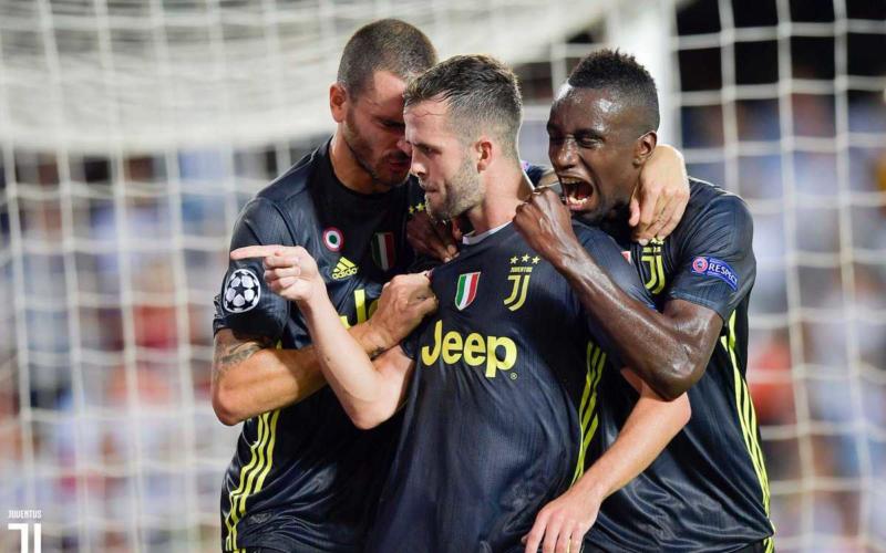 Pjanic e Bonucci vs Valencia Juventus Twitter