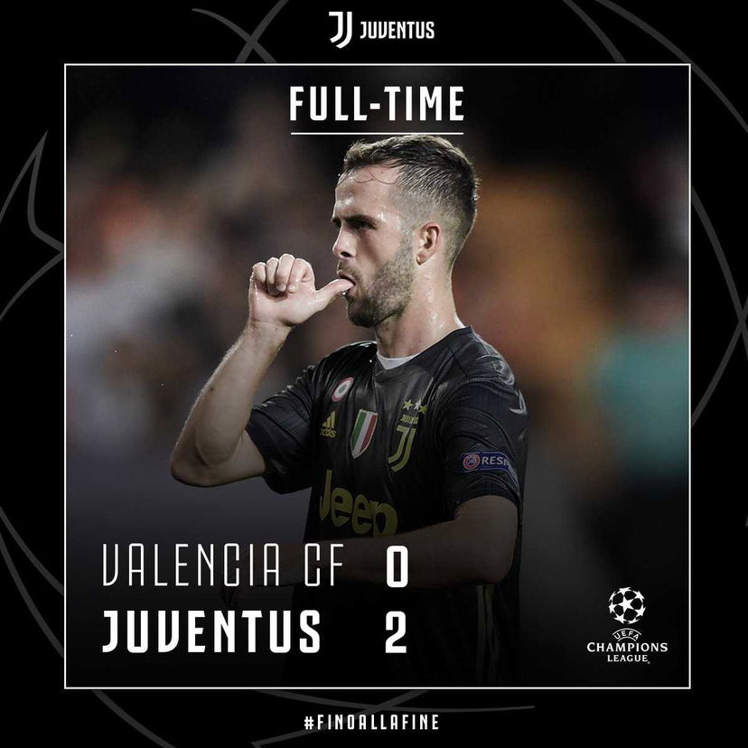 Champions: doppio Pjanic su rigore e la Juve sbanca Valencia senza l’espulso CR7 preview