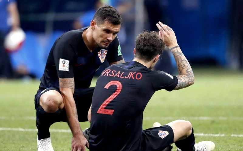 Vrsaljko infortunio Croazia Foto Yahoo Sport UK