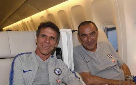 Zola e Sarri Chelsea Instagram