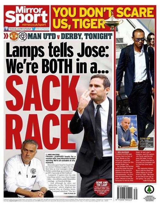 Lampard a Mourinho: “Siamo entrambi a rischio esonero” article-post