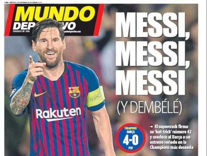 mundo deportivo messi dembele