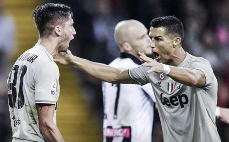 Bentancur e Ronaldo vs Udinese Foto Juventus Twitter