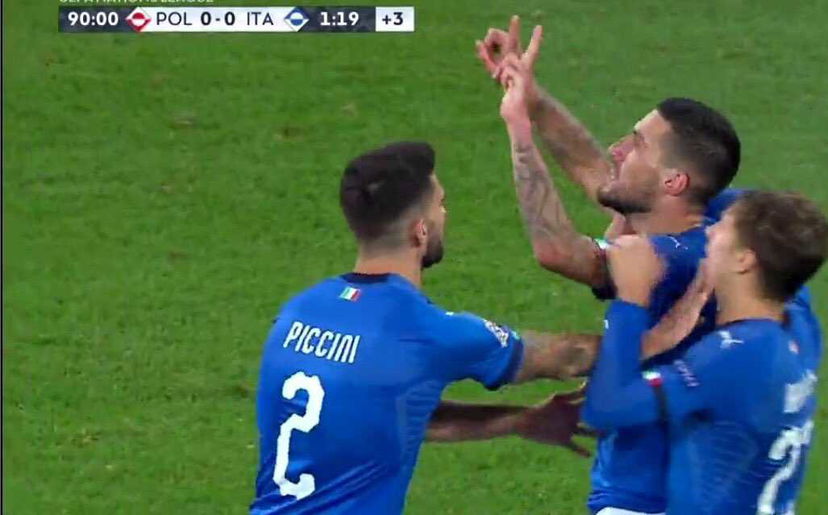 Biraghi, primo gol in azzurro con dedica ad Astori: “Davide è sempre nei nostri cuori” preview