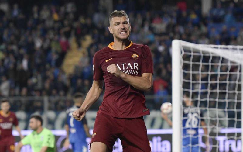 Dzeko Twitter uff Roma