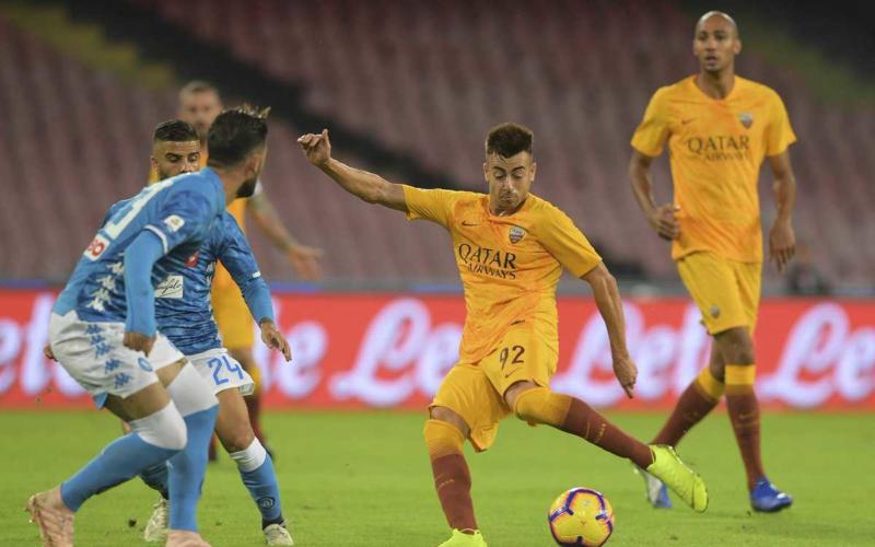 El Shaarawy vs Napoli Foto Roma Twitter