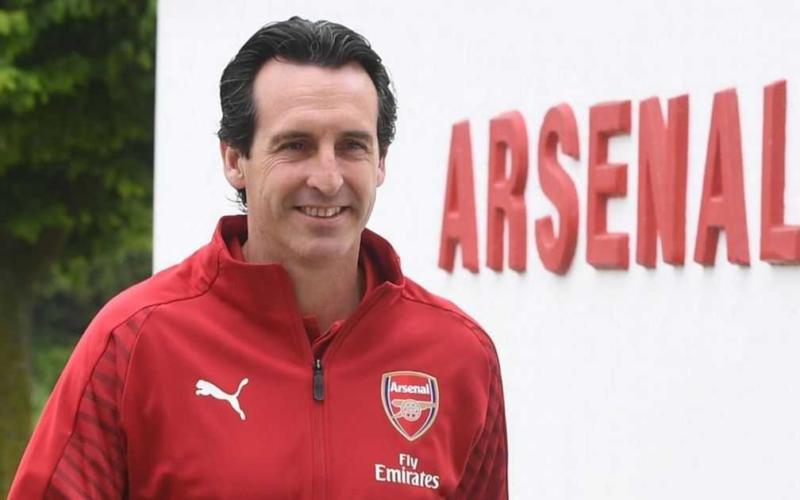 Emery Arsenal training Foto Daily Mirror