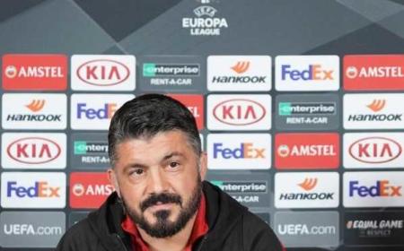 Gattuso conferenza Europa League Milan Twitter