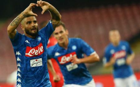 Insigne esultanza Napoli Foto Twitter Adkronos