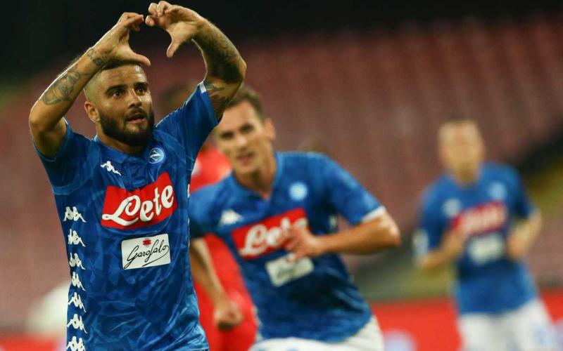 Insigne esultanza Napoli Foto Twitter Adkronos