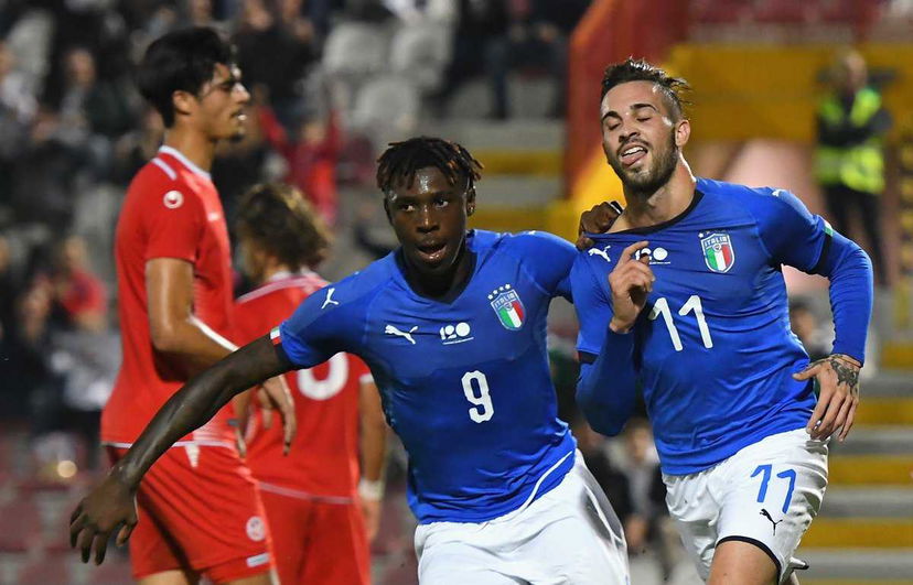 Under 21, l’Italia non sbaglia: 2-0 alla Tunisia firmato Parigini-Kean preview