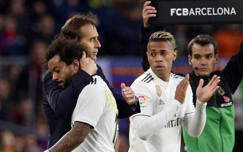 Lopetegui Marcelo e Mariano Diaz Foto Marca