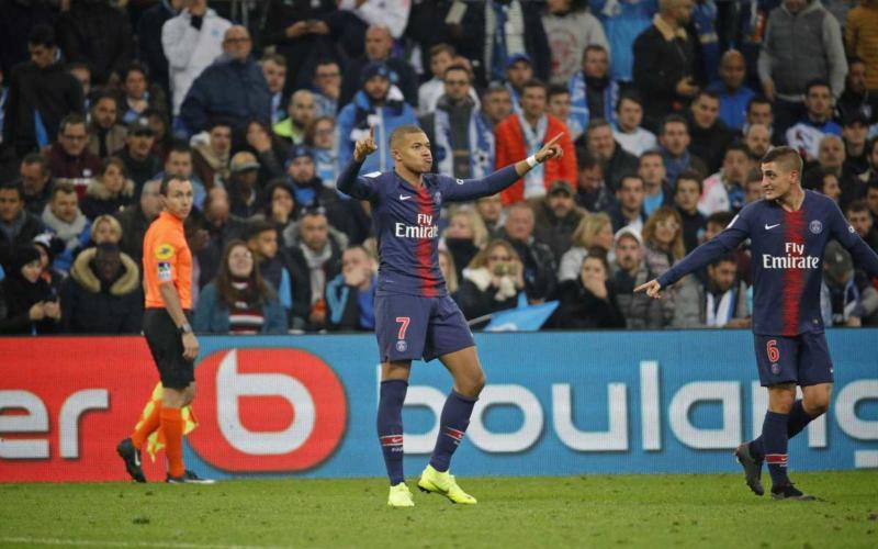 Mbappé e Verratti vs Marsiglia Foto Psg Twitter