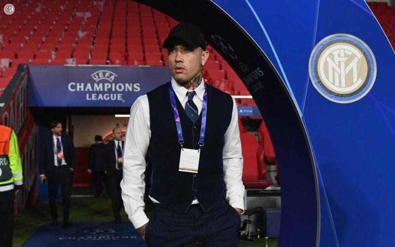 Nainggolan pre partita PSV Foto Inter Twitter