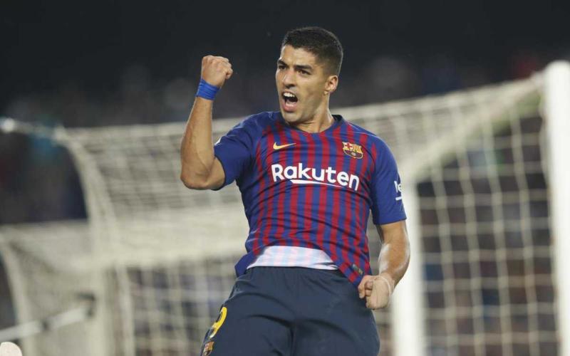 Suarez esultanza 2018 Foto Barcellona Twittter