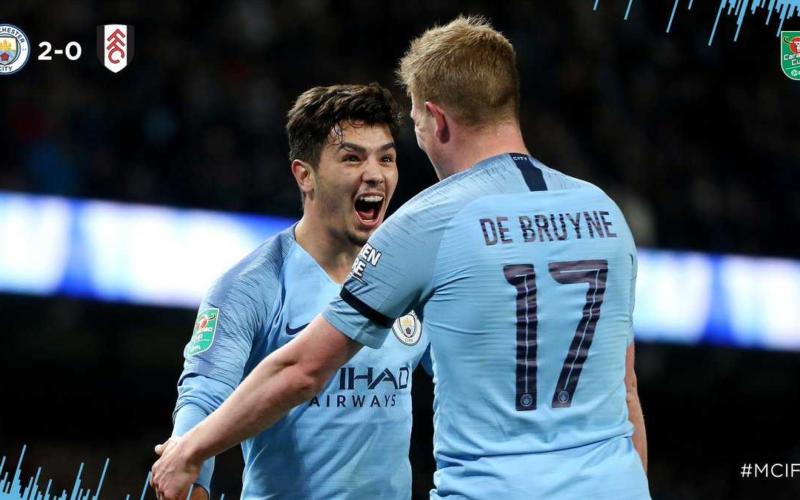Brahim Diaz gol vs Fulham Foto Manchester City