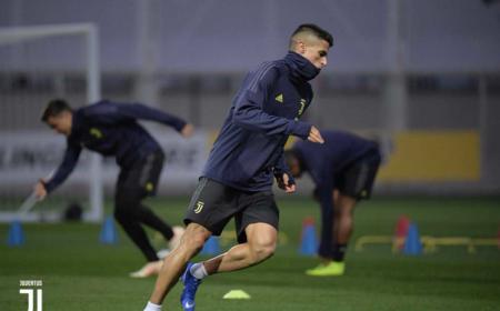 Cancelo Joao training Juventus Twitter