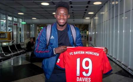 Davies Alphonso arrivo maglia Bayern Twitter