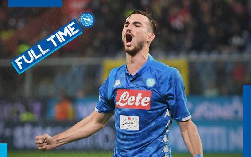 Fabian Ruiz vs Genoa Foto Napoli Twitter