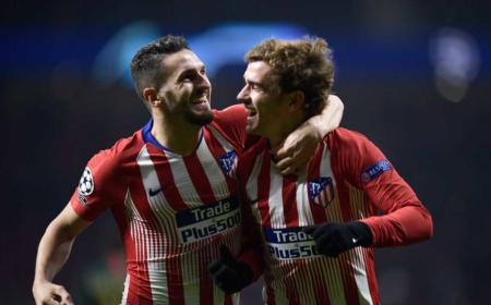 Griezmann esultanza Atletico Foto Champions Twitter