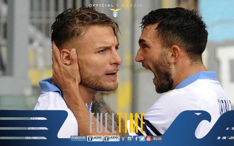Immobile e Cataldi Lazio Twitter