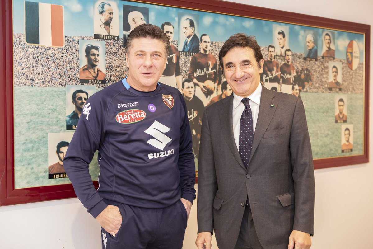 Mazzarri e Cairo Torino Twitter