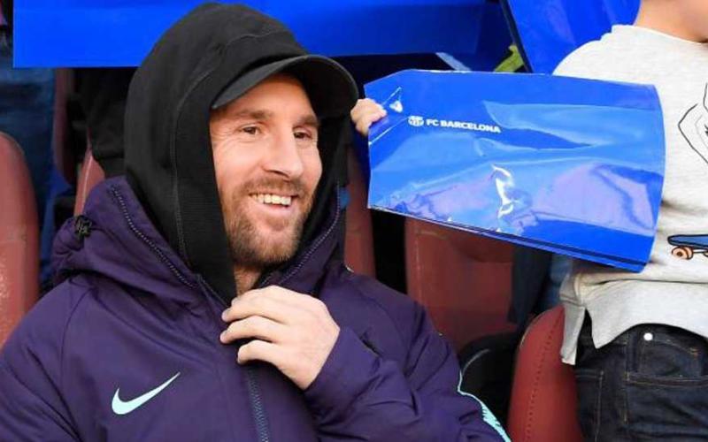 Messi tribuna vs Real Foto Marca