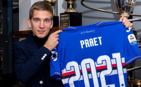 Praet rinnovo Sampdoria Twitter